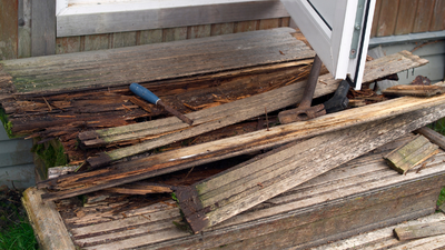 wet or dry rot deck